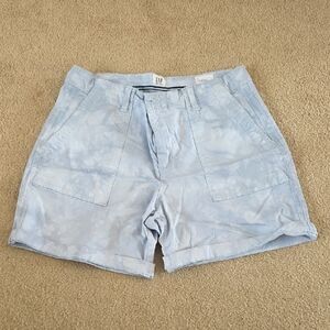GAP Sky Blue Women's Girlfriend Chino Short Size 6